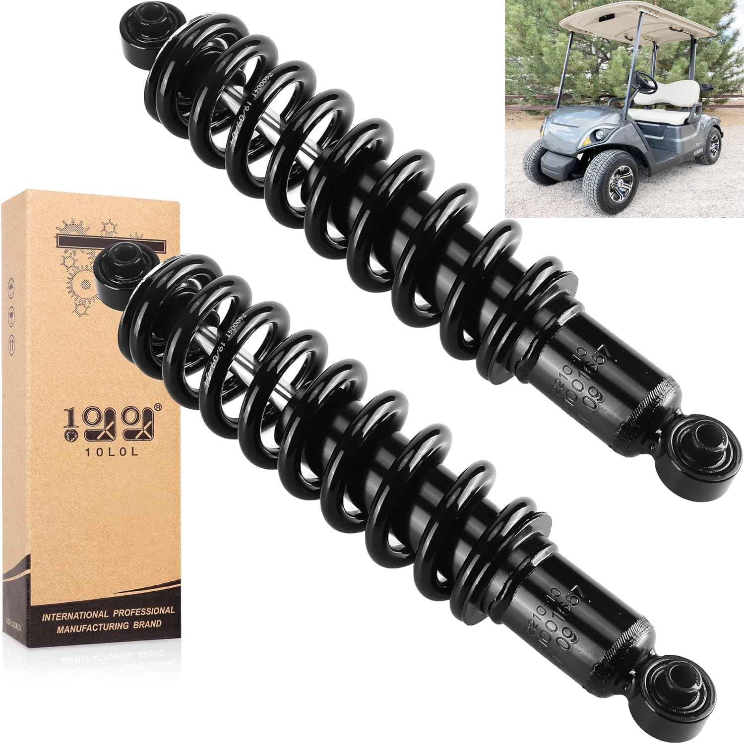 Amazon.com: 10L0L Golf Cart Rear Shock Absorbers Kit for Yamaha